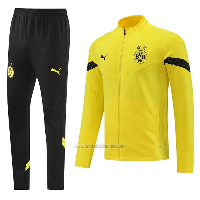 Chandal de Chaqueta del Borussia Dortmund 2022-2023 Amarillo